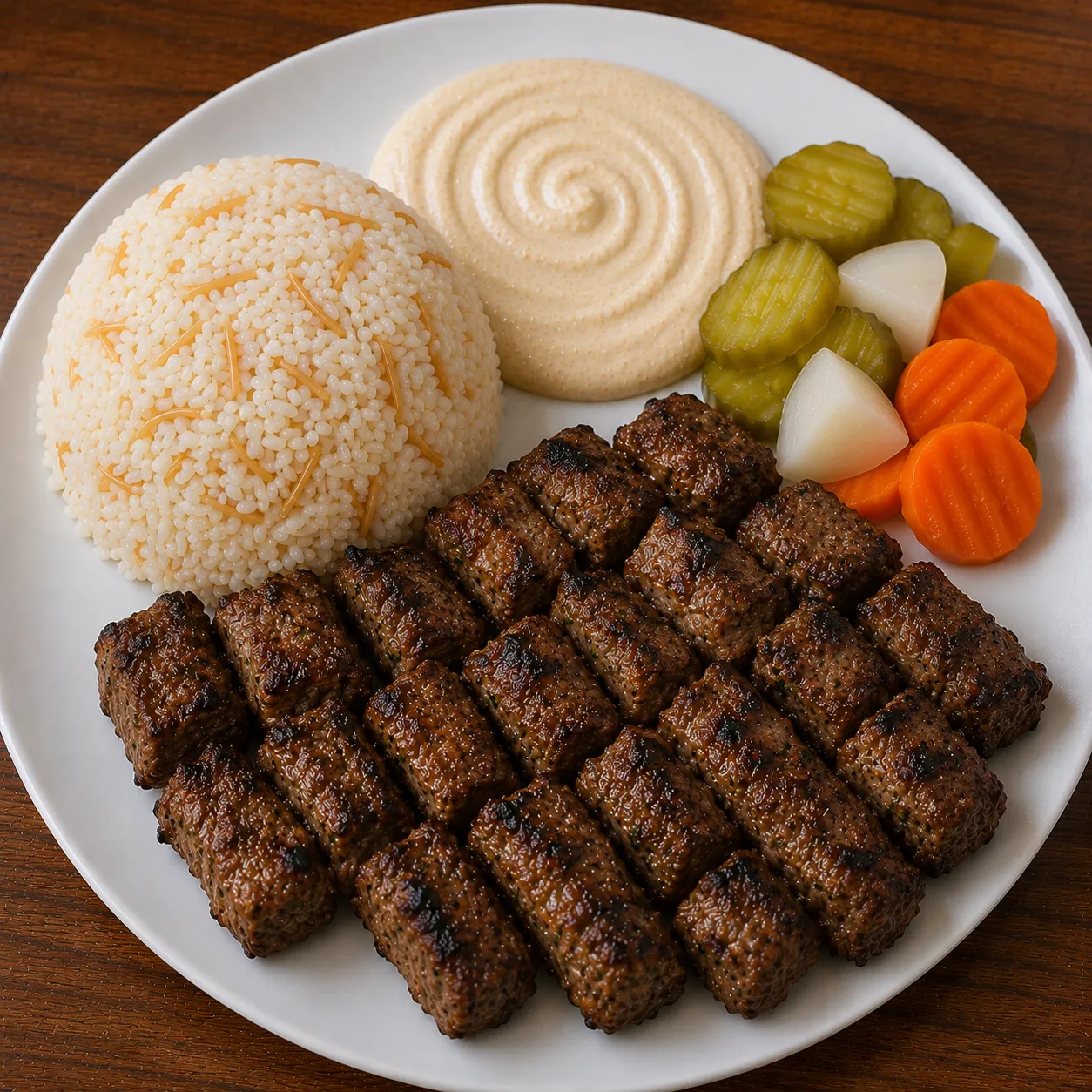 1/2 كباب مشوي