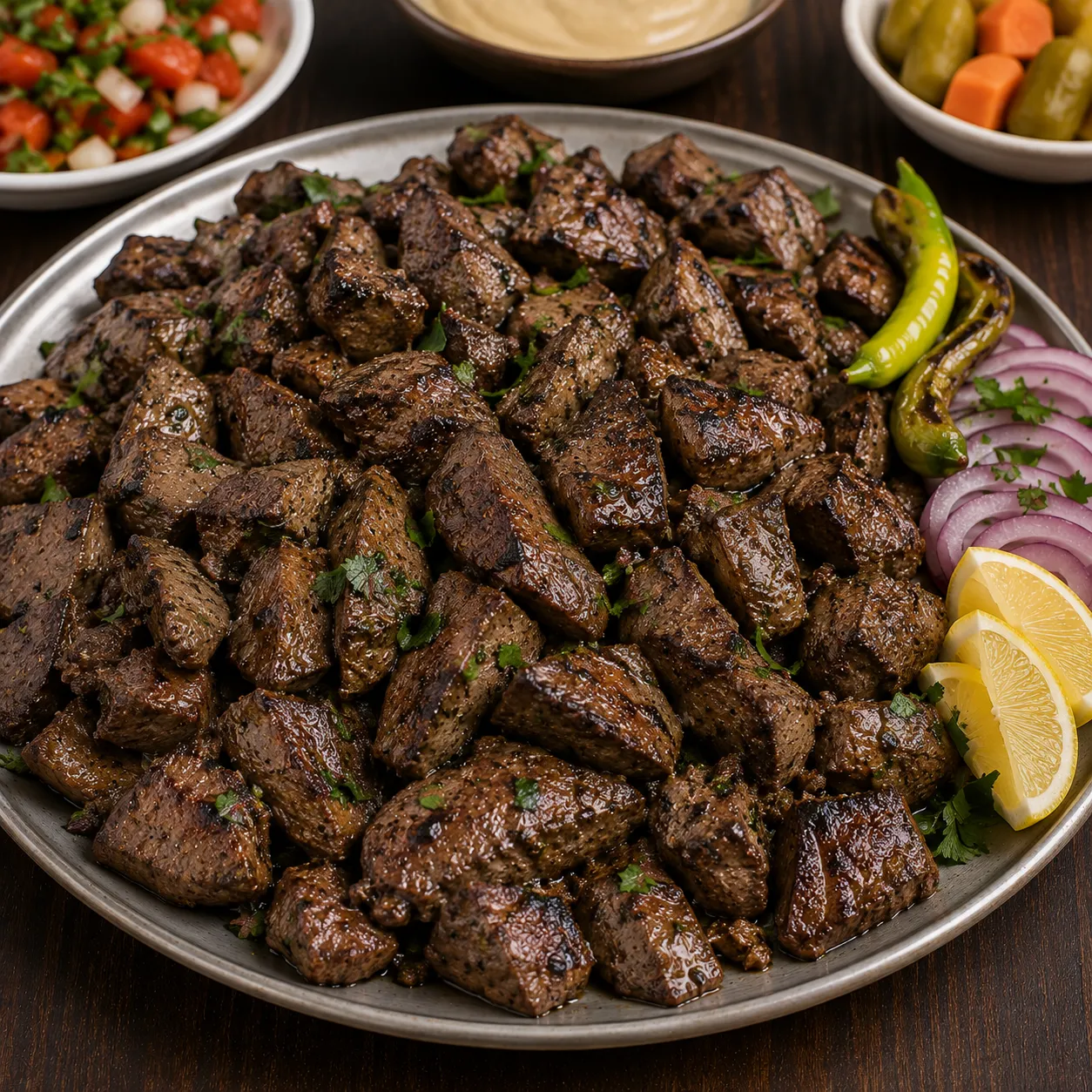 كبدة مشوية