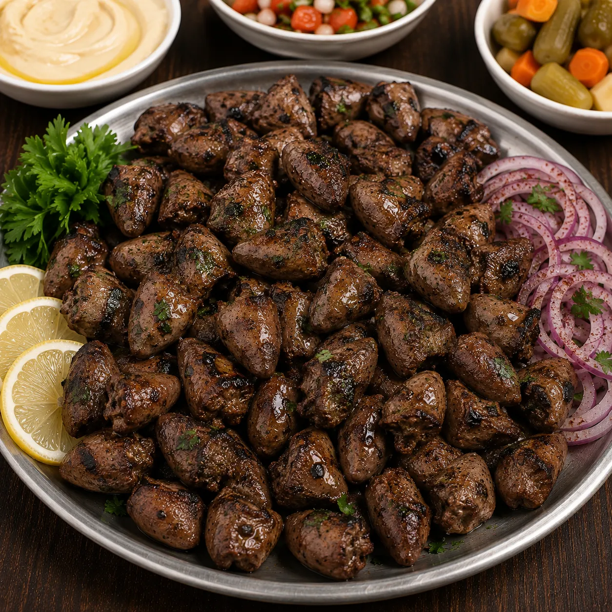 قلوب مشوية