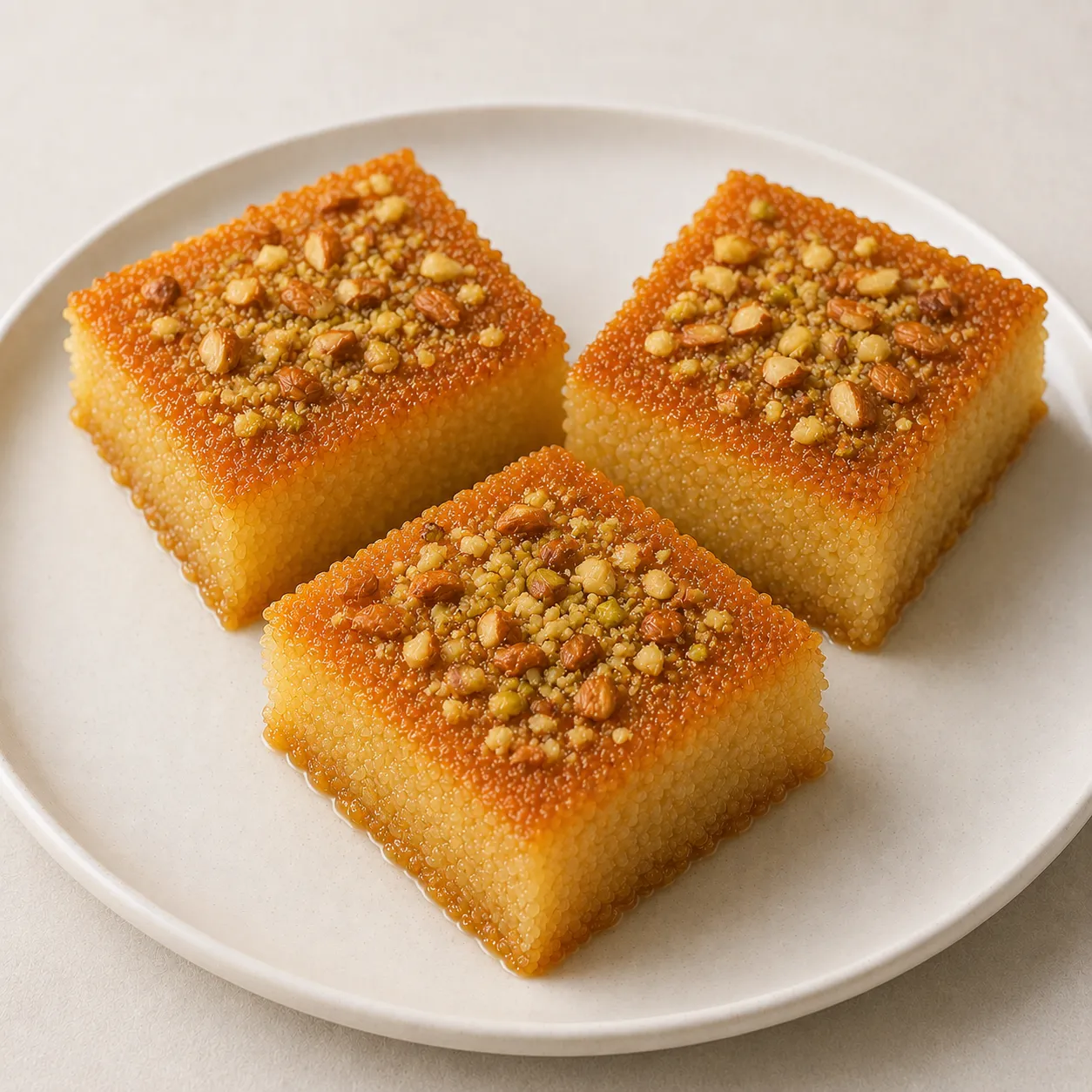 بسبوسة مكسرات