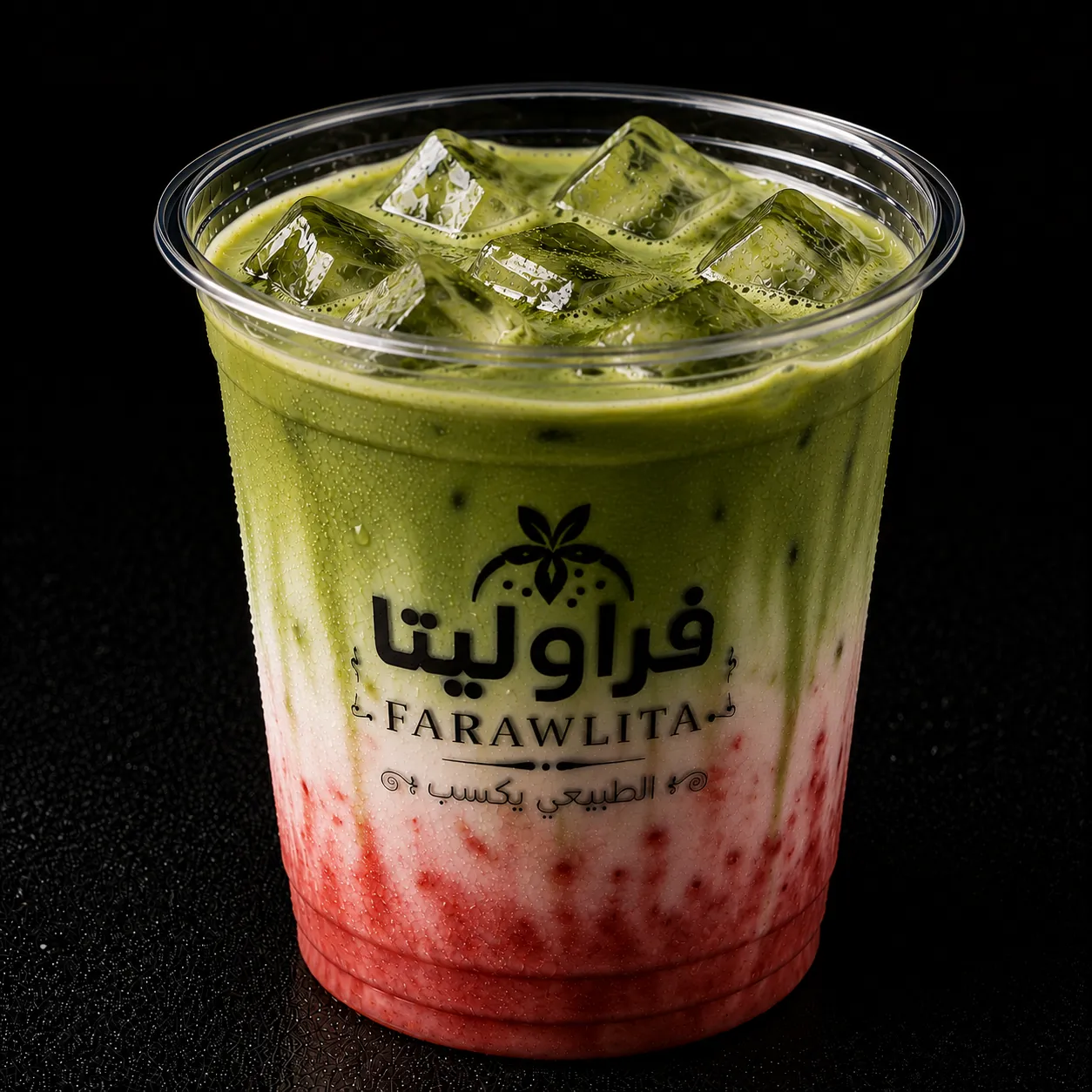 ايس ماتشا فراولة 