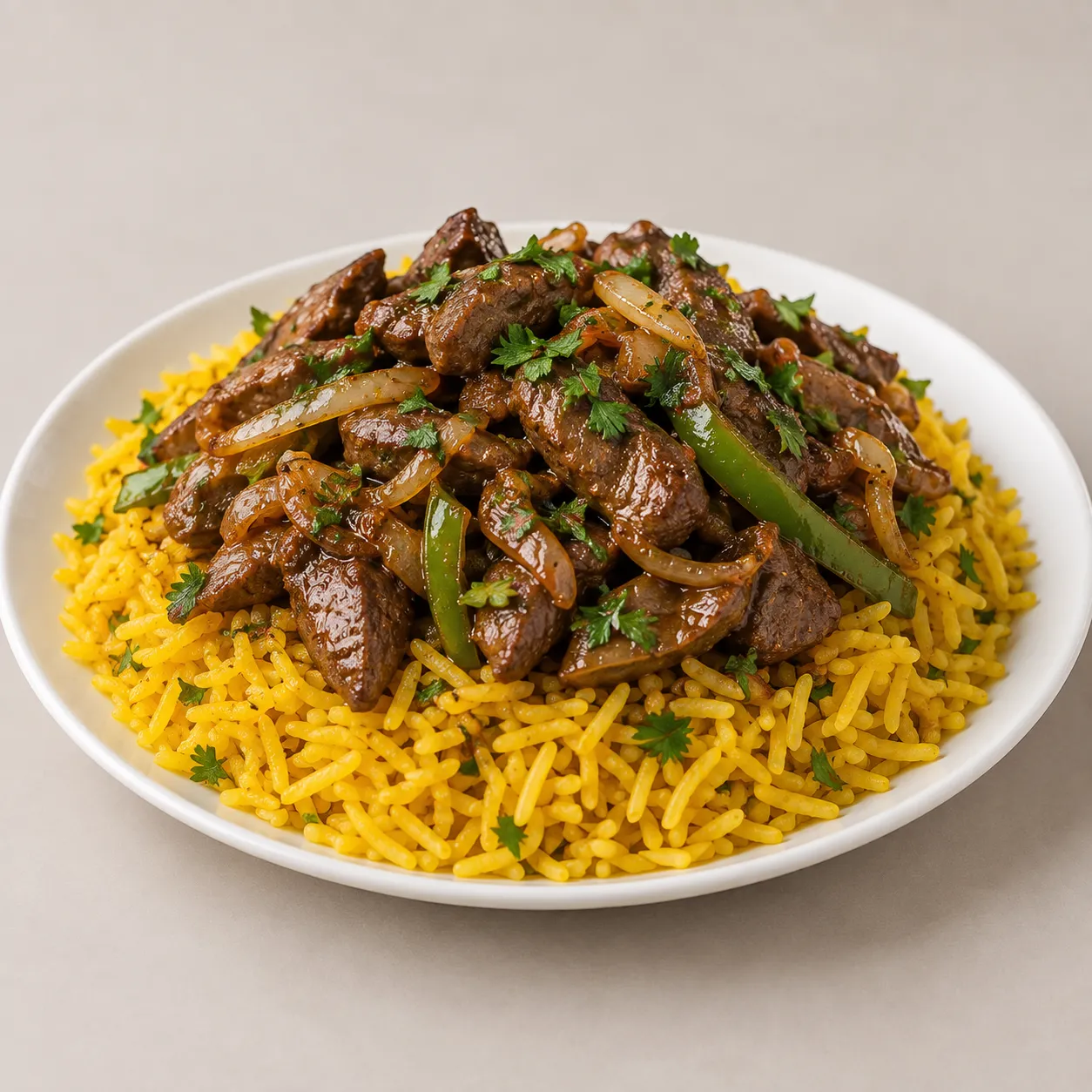 طبق رز بالكبدة الاسكندرانى