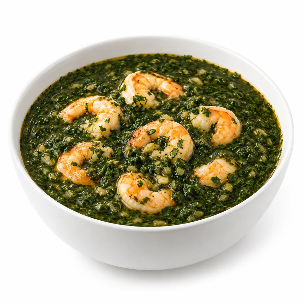 ملوخية بالجمبري